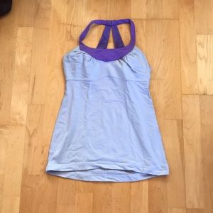 Lululemon racerback effect Yoga top. Size 4
